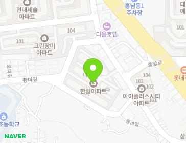 전북특별자치도 군산시 동팔마길 39 (장재동, 한일아파트) 지도