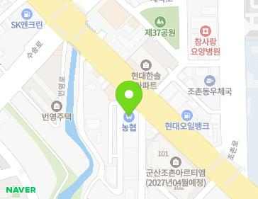 전북특별자치도 군산시 번영로 162 (조촌동, 군산시농협본소) 지도