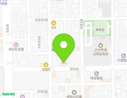 전북특별자치도 군산시 양안로 19 (조촌동, 가로수하누) 지도