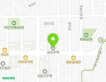 전북특별자치도 군산시 양안로 69 (조촌동, 삼성연립주택) 지도