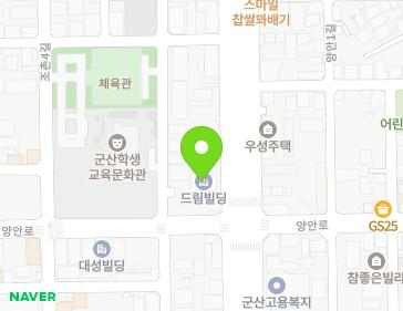 전북특별자치도 군산시 조촌로 71 (조촌동, 드림빌딩) 지도