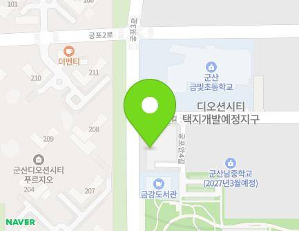 전북특별자치도 군산시 궁포안4길 6 (조촌동) 지도