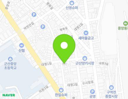 전북특별자치도 군산시 대명1길 8-1 (중앙로3가, 유건미용실) 지도
