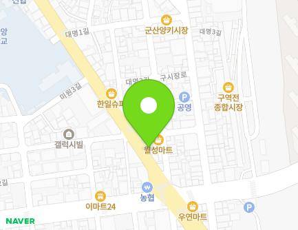 전북특별자치도 군산시 중앙로 74-1 (중앙로3가, 디지털역전프라자) 지도