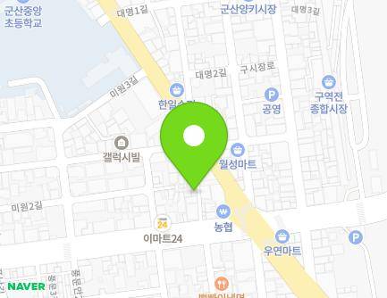 전북특별자치도 군산시 미원로 131-5 (중앙로3가, 해뜨는집) 지도