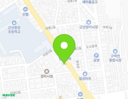 전북특별자치도 군산시 중앙로 81 (중앙로3가, 제일태권도학원) 지도