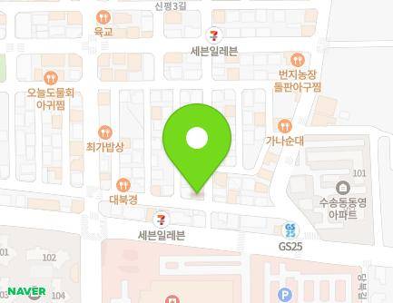 전북특별자치도 군산시 신평1길 11 (지곡동, 대인식당) 지도