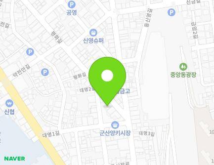 전북특별자치도 군산시 평화길 7 (평화동, 행남자기) 지도