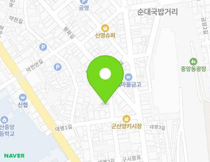 전북특별자치도 군산시 대명2길 27-1 (평화동, 만보양복점) 지도