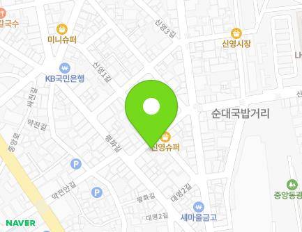전북특별자치도 군산시 신영1길 19-7 (평화동) 지도