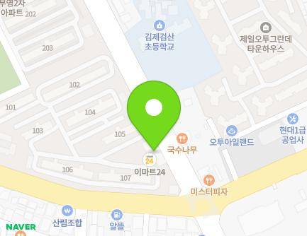전북특별자치도 김제시 도작로 107 (검산동, 부영아파트) 지도