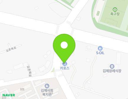 전북특별자치도 김제시 도작로 160 (검산동) 지도