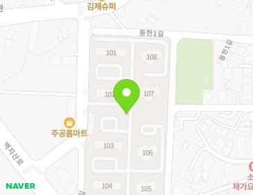 전북특별자치도 김제시 교정길 36 (교동, 김제교동휴먼시아) 지도