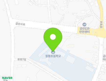 전북특별자치도 김제시 금산면 원평로 101 (원평초등학교) 지도