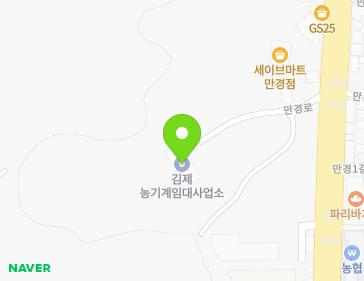 전북특별자치도 김제시 만경읍 만경로 799-21 지도
