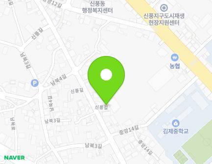 전북특별자치도 김제시 신풍길 72 (신풍동) 지도