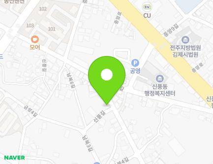 전북특별자치도 김제시 신풍길 107-2 (신풍동) 지도