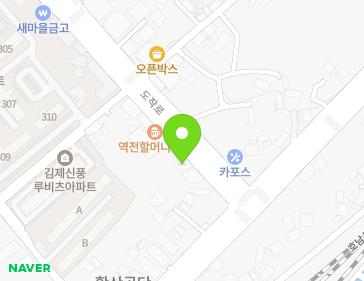 전북특별자치도 김제시 도작로 7 (신풍동) 지도