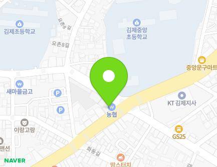 전북특별자치도 김제시 동서로 185 (요촌동) 지도