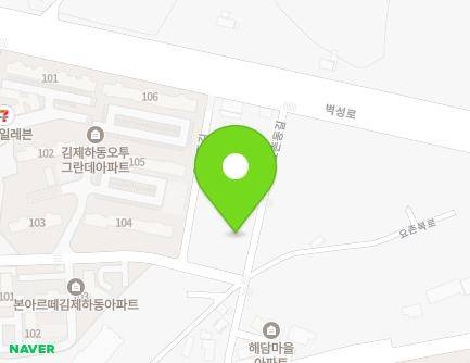 전북특별자치도 김제시 요촌북로 79-45 (하동) 지도