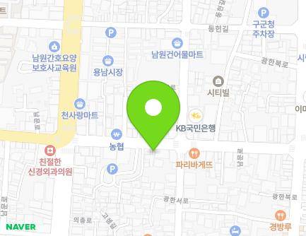 전북특별자치도 남원시 남문로 424-1 (금동, 티월드) 지도