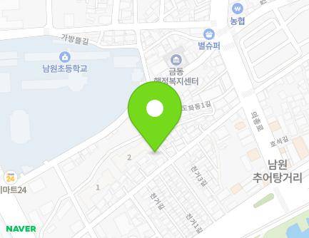 전북특별자치도 남원시 도화동길 28-3 (금동) 지도