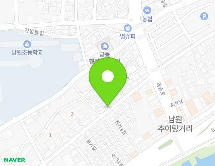전북특별자치도 남원시 도화동길 24 (금동) 지도