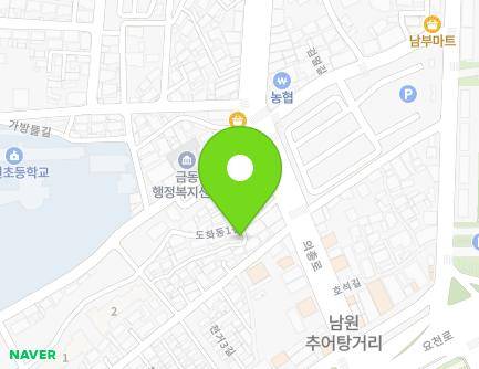 전북특별자치도 남원시 도화동1길 5-4 (금동) 지도