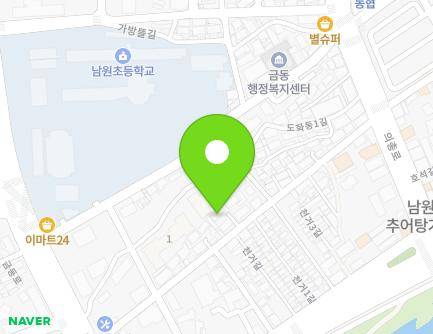 전북특별자치도 남원시 도화동길 36-1 (금동) 지도