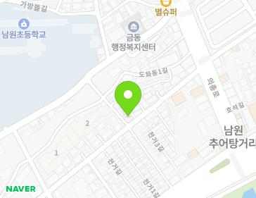 전북특별자치도 남원시 도화동길 26 (금동) 지도