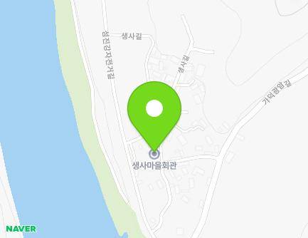 전북특별자치도 남원시 대강면 생사길 11 (마을회관) 지도