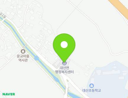 전북특별자치도 남원시 대산면 운교1길 26 (대산면사무소) 지도