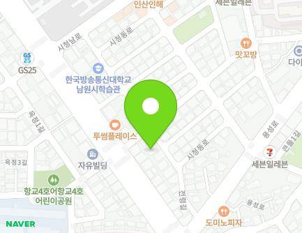 전북특별자치도 남원시 전령길 25 (도통동, 꿈꾸는연필어린이집) 지도