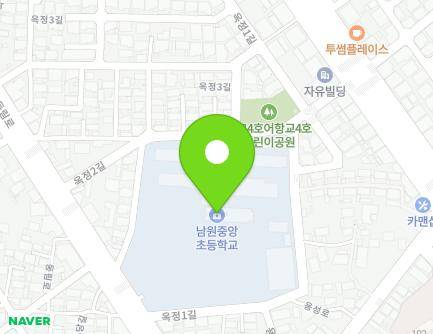 전북특별자치도 남원시 동림로 36 (도통동, 남원중앙초등학교) 지도