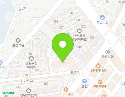 전북특별자치도 남원시 용성로 221-22 (도통동, 서남몬테소리어린이집) 지도