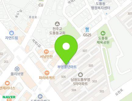 전북특별자치도 남원시 오들1길 20 (도통동, 부영5차아파트) 지도