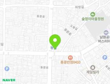 전북특별자치도 남원시 용성로 87 (동충동) 지도