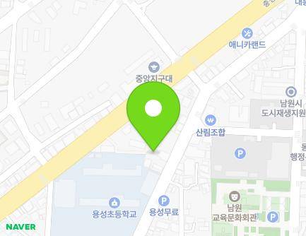 전북특별자치도 남원시 광한북로 87 (동충동, 태화건설) 지도