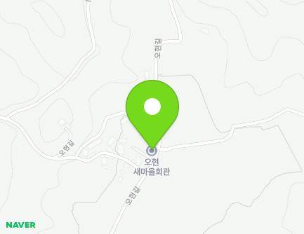 전북특별자치도 남원시 사매면 오현길 126-4 (오현새마을회관) 지도