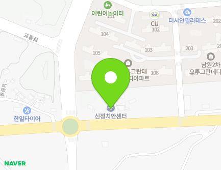 전북특별자치도 남원시 남문로 269-1 (신정동, 신정파출소) 지도