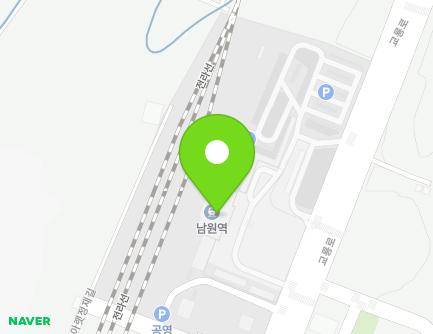전북특별자치도 남원시 교룡로 71 (신정동, 남원역) 지도