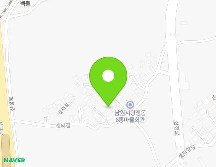 전북특별자치도 남원시 샛터길 110-9 (신정동) 지도