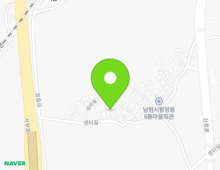 전북특별자치도 남원시 샛터길 126 (신정동) 지도