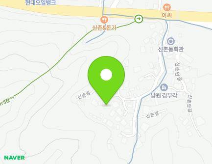 전북특별자치도 남원시 신촌길 25 (신촌동) 지도
