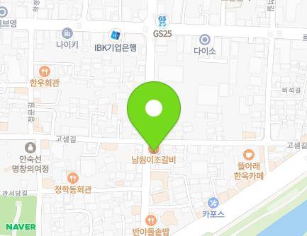 전북특별자치도 남원시 향단로 18 (쌍교동, 이조숯불냉면) 지도