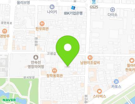 전북특별자치도 남원시 관서당길 39 (쌍교동) 지도