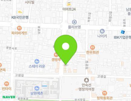 전북특별자치도 남원시 광한북로 26-2 (쌍교동) 지도