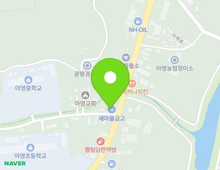 전북특별자치도 남원시 아영면 아백로 353-1 (지리산새마을금고) 지도