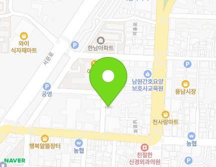 전북특별자치도 남원시 남문로 399-8 (왕정동, 또이빵분식) 지도