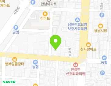 전북특별자치도 남원시 남문로 401 (왕정동) 지도